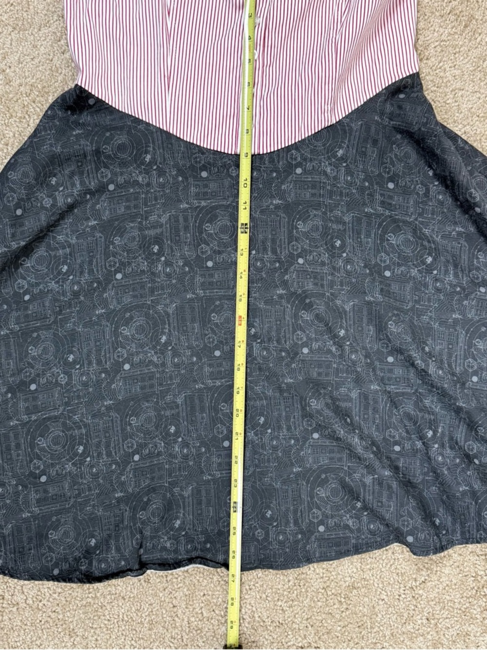Hot Topic Doctor Who Eleventh Doctor Cosplay Dress XL Skater Style - Picture 9 of 10
